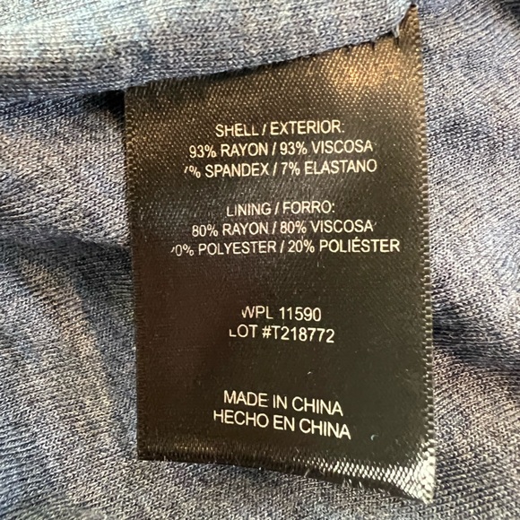 32 Degrees Cool Dress XXL Blue Heather XXL Pockets NWT - Picture 6 of 7